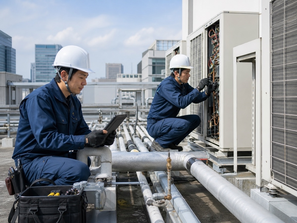 オフィスビル 空調設備更新工事