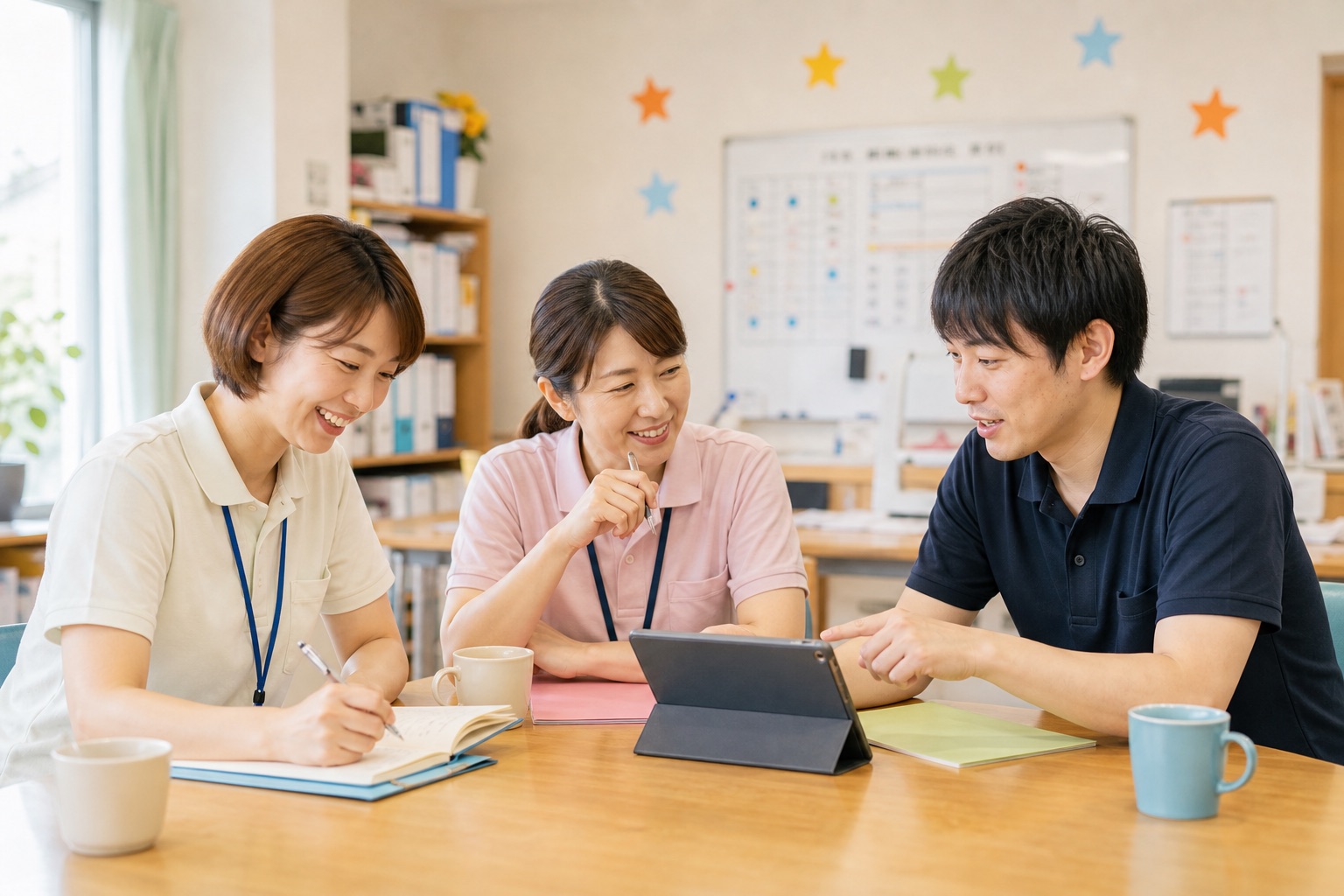 チームで暮らしを支えるひだまりの職員