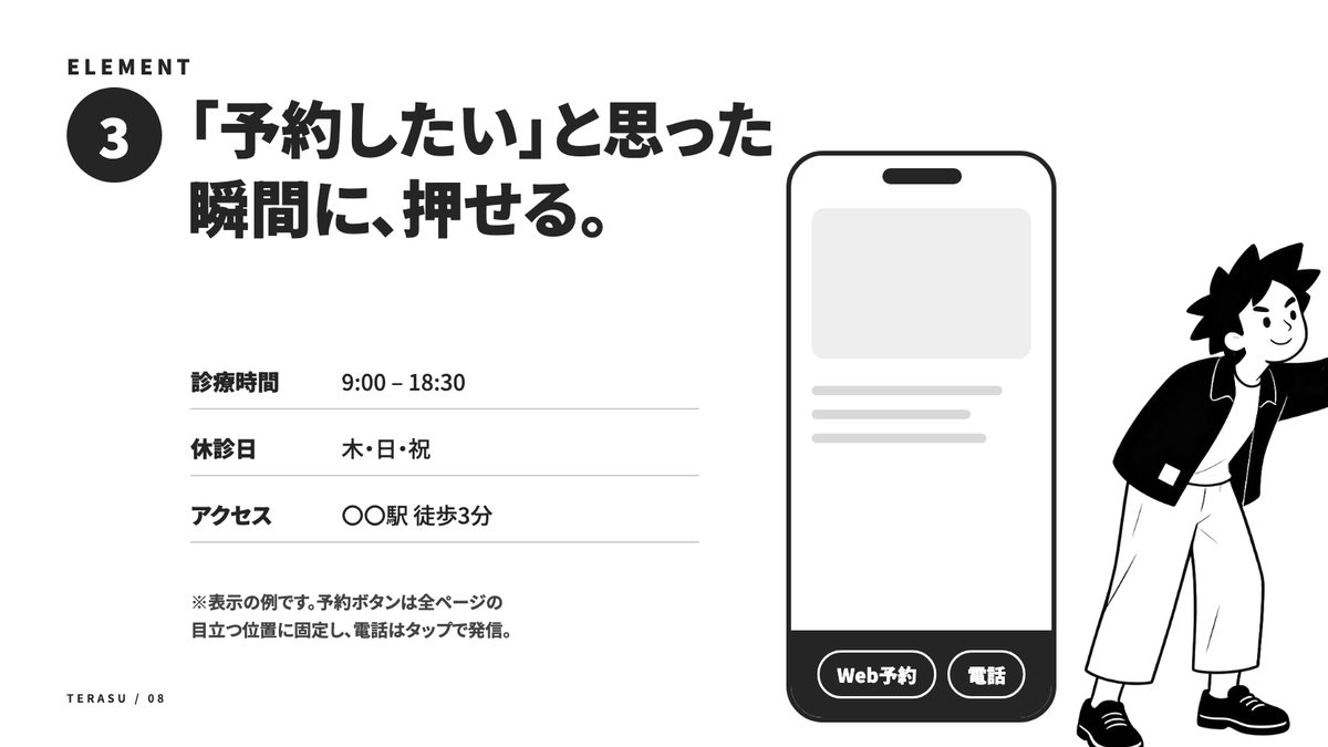 患者が増える歯科・クリニックのホームページの中身（1）