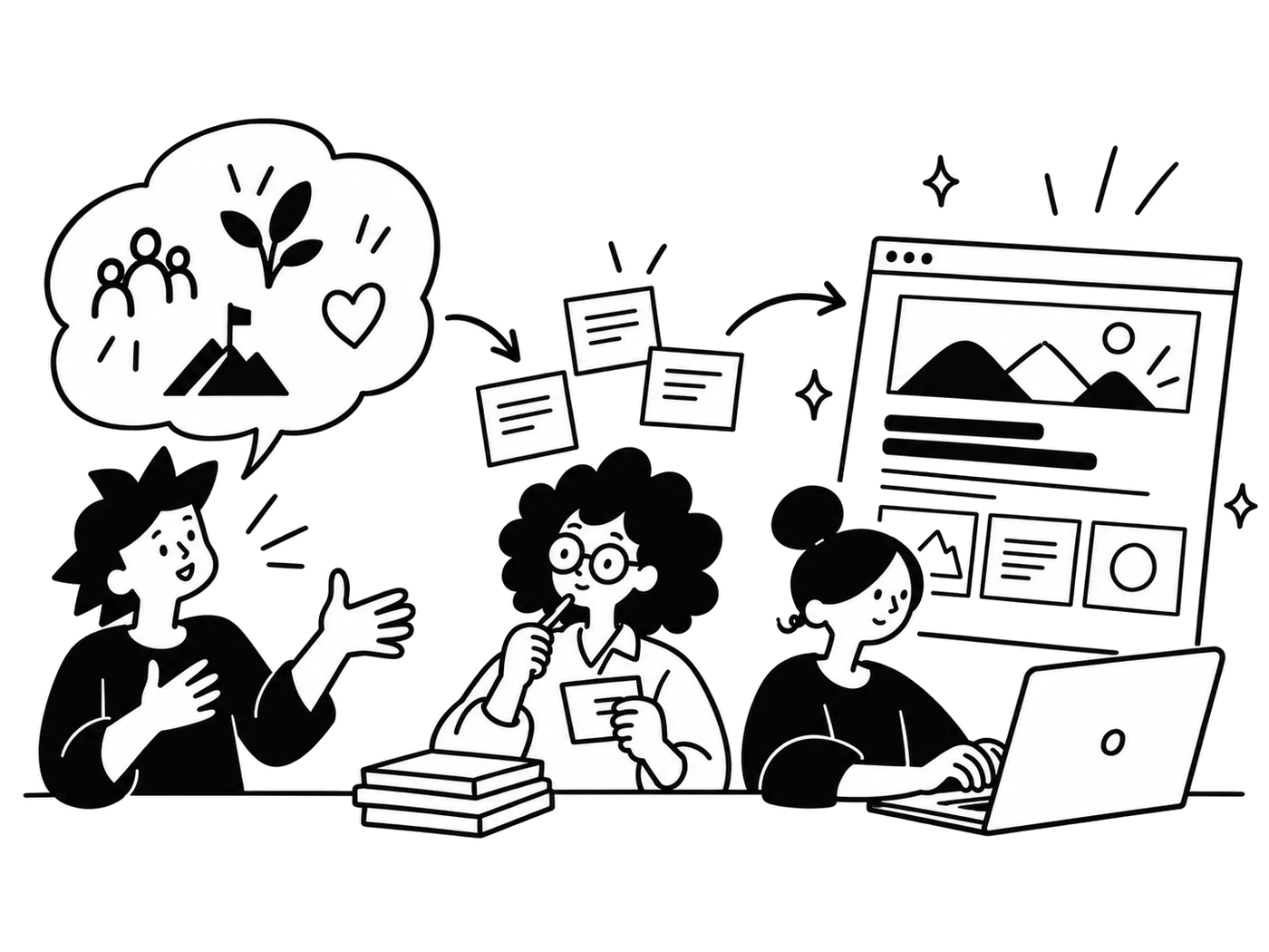 TERASUが選ばれる理由のイラスト