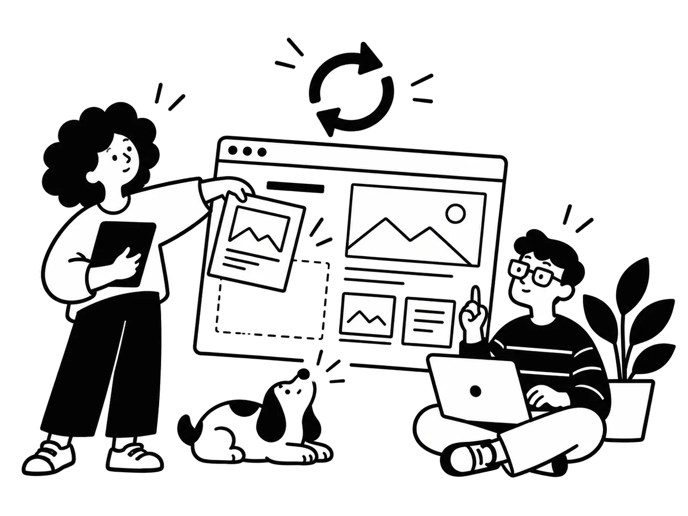 TERASUが選ばれる理由のイラスト